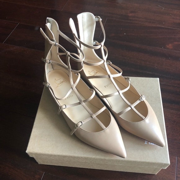 Christian Louboutin Flats - Size 39 - Nude - Picture 4 of 5